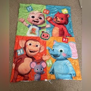 Cocomelon 4 piece crib/toddler bed set